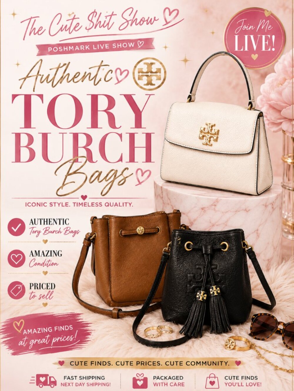 Gorgeous Tory Burch Bags * Amazing condition * Fast Shipping!!!